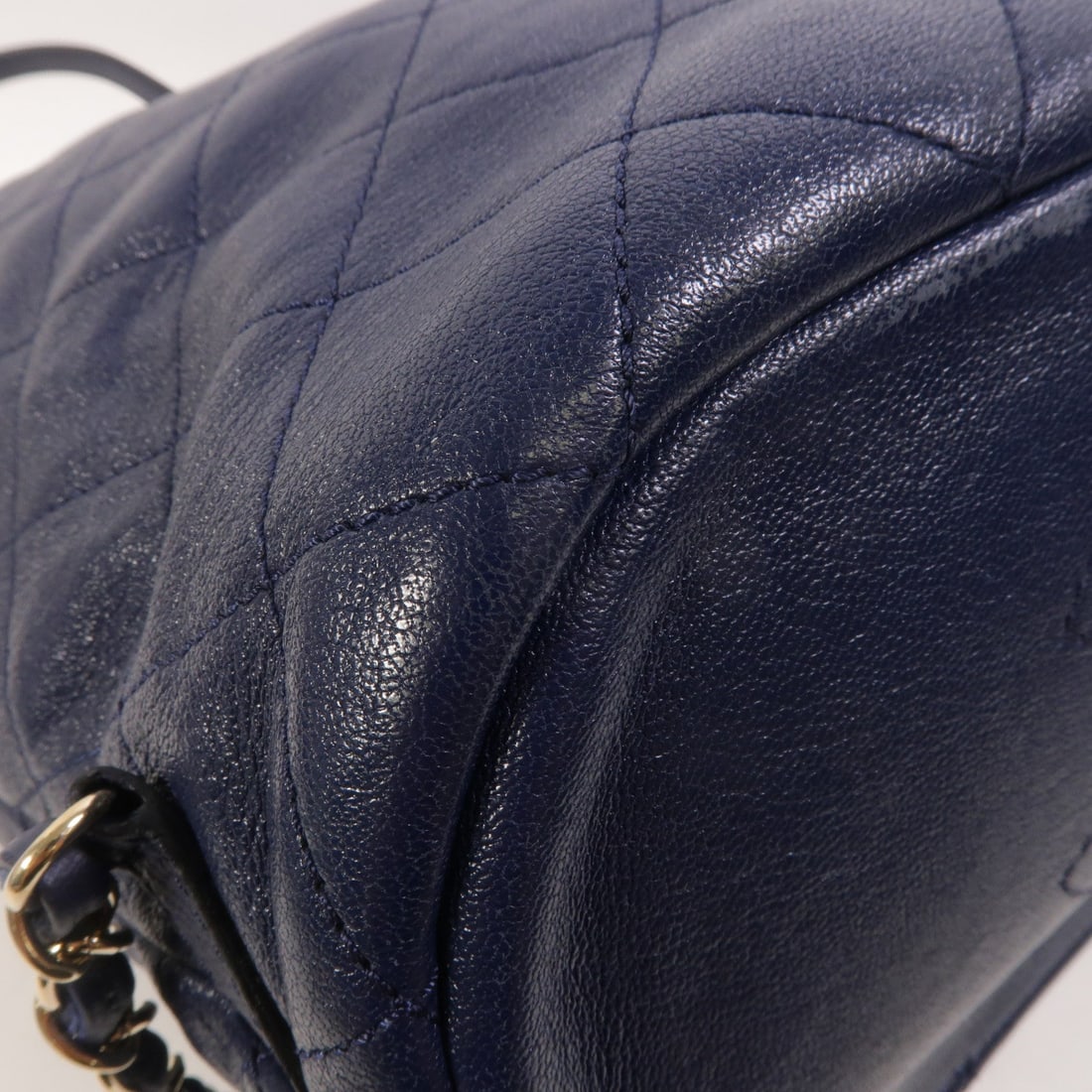 Chanel Daily Round Backpack Navy - 13