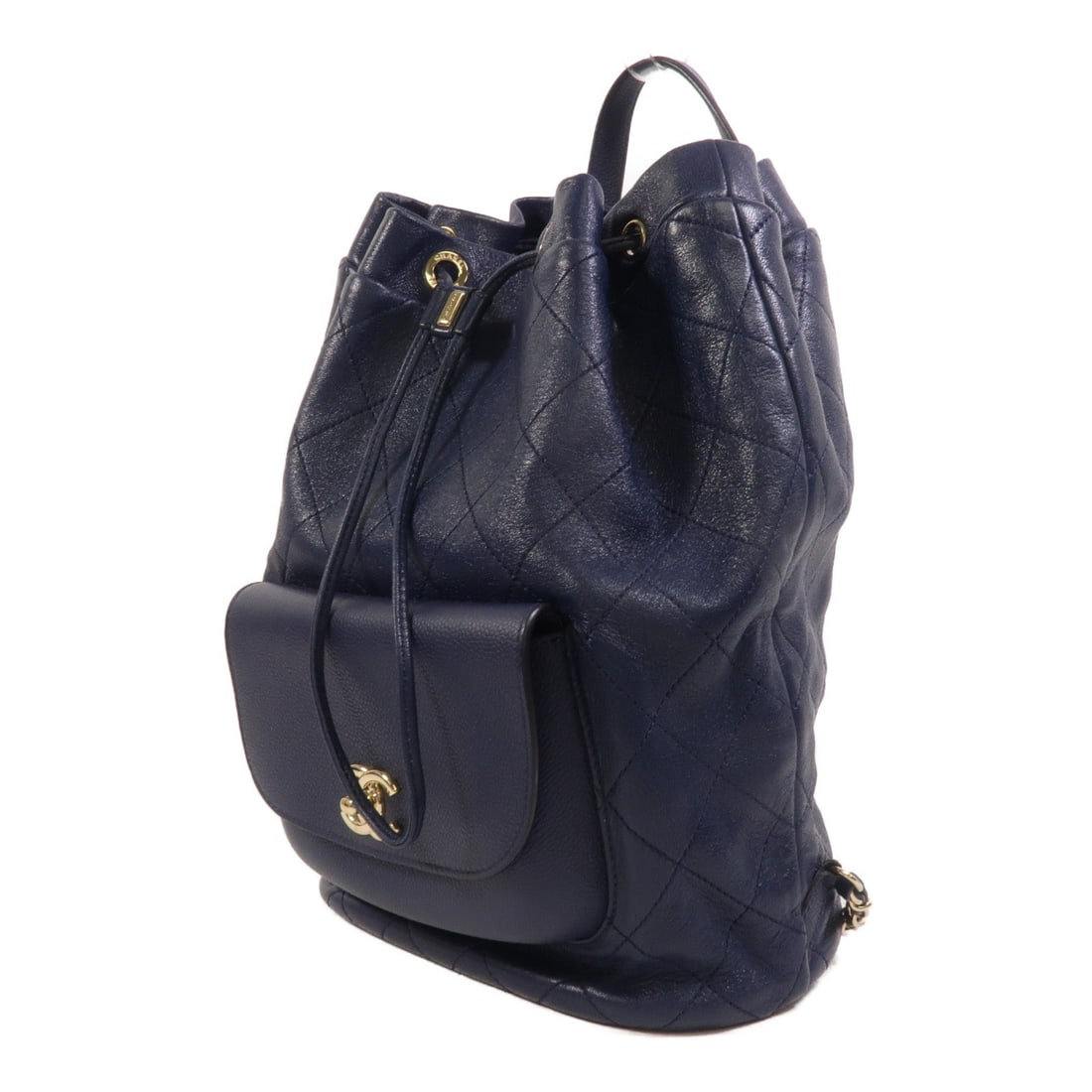 Chanel Daily Round Backpack Navy - 3