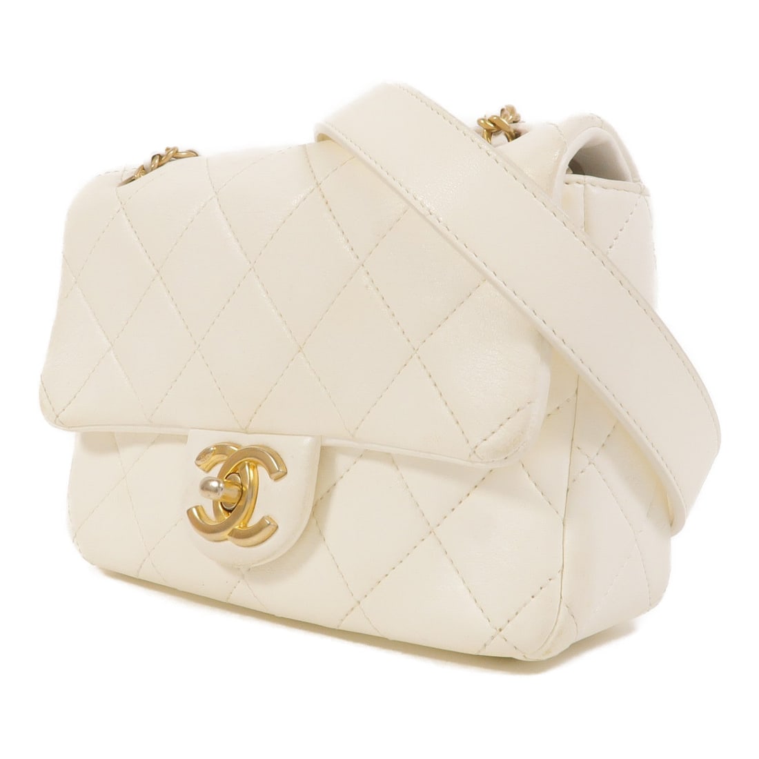 Chanel Mini Flap Chain White - 3