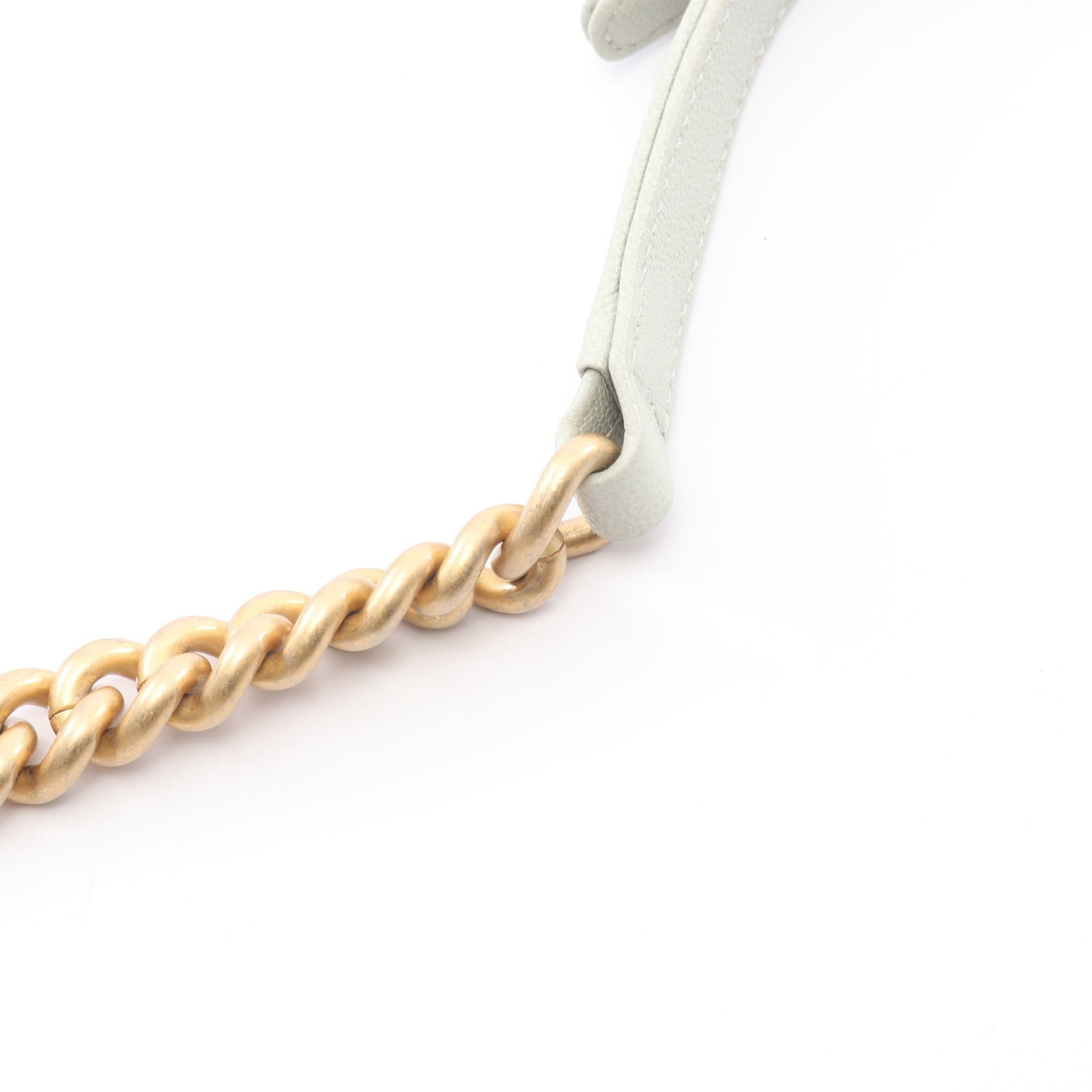 Chanel Boy Small Chain Blue Gray - 7