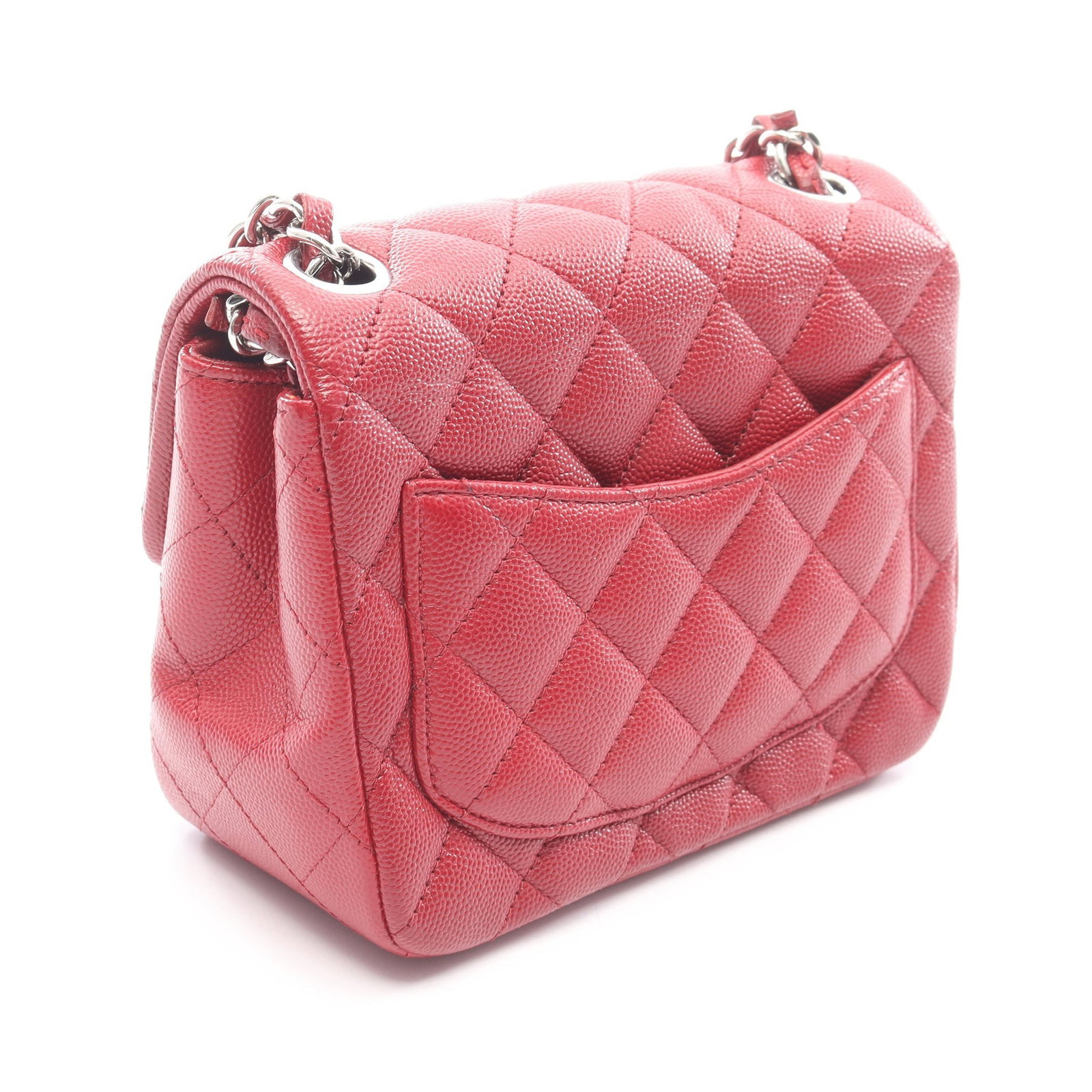 Chanel Mini Matelasse Chain Red - 2