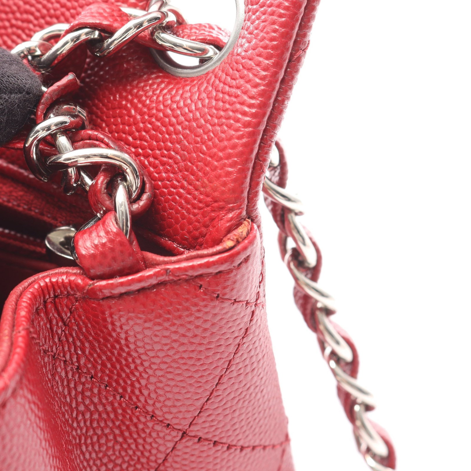 Chanel Mini Matelasse Chain Red - 6