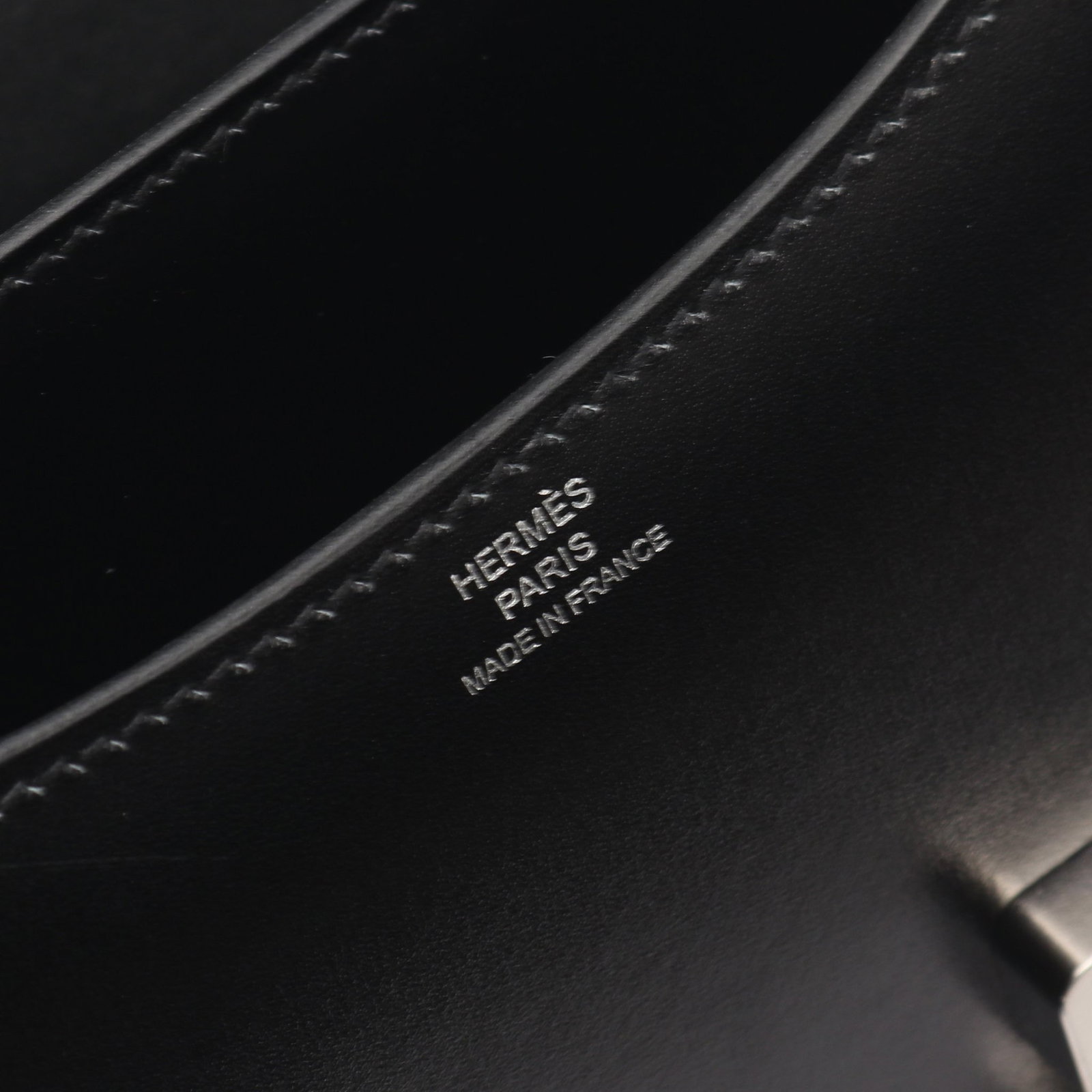 Hermes Constance Mini Black Box Calf - 4