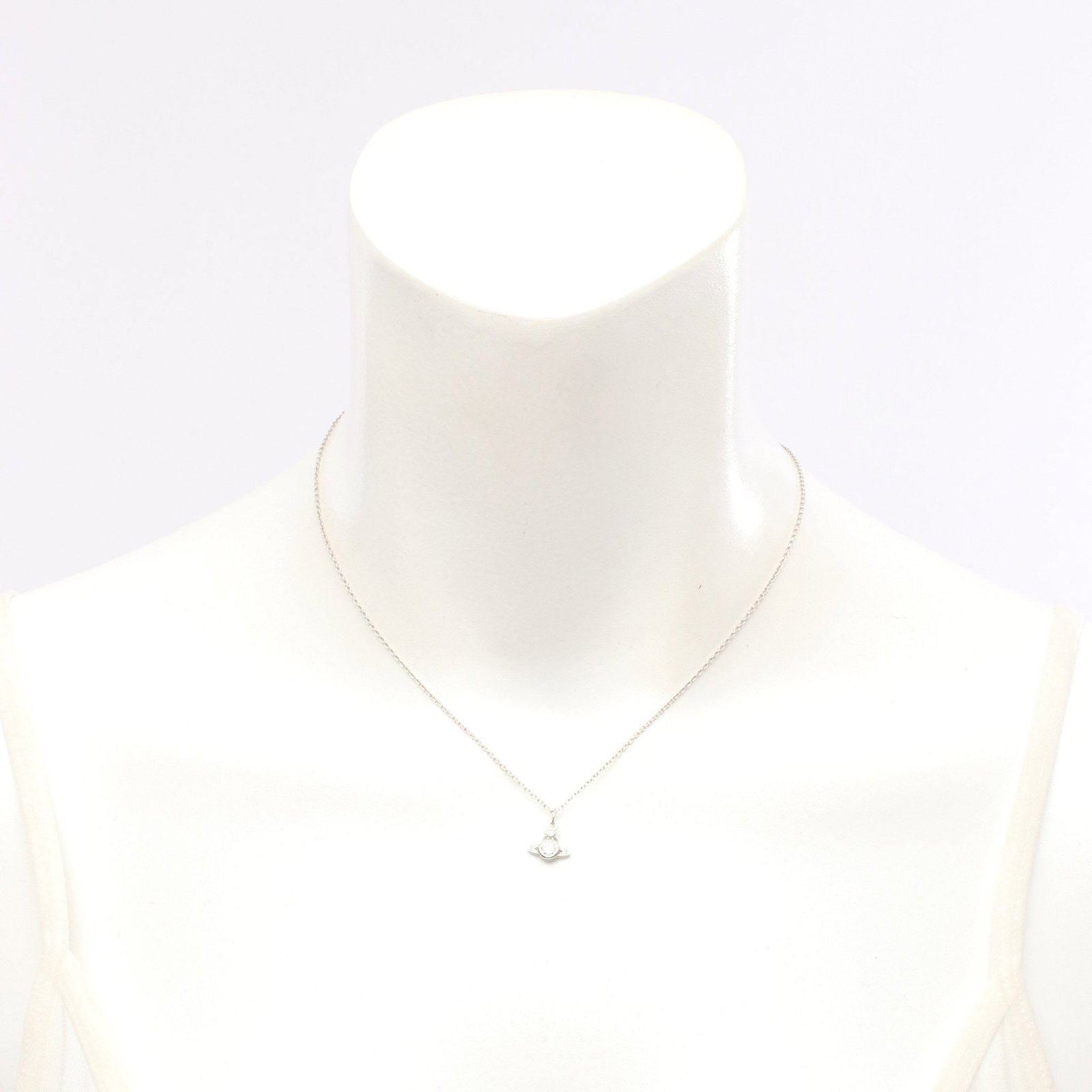Vivienne Orb Silver Necklace - 5