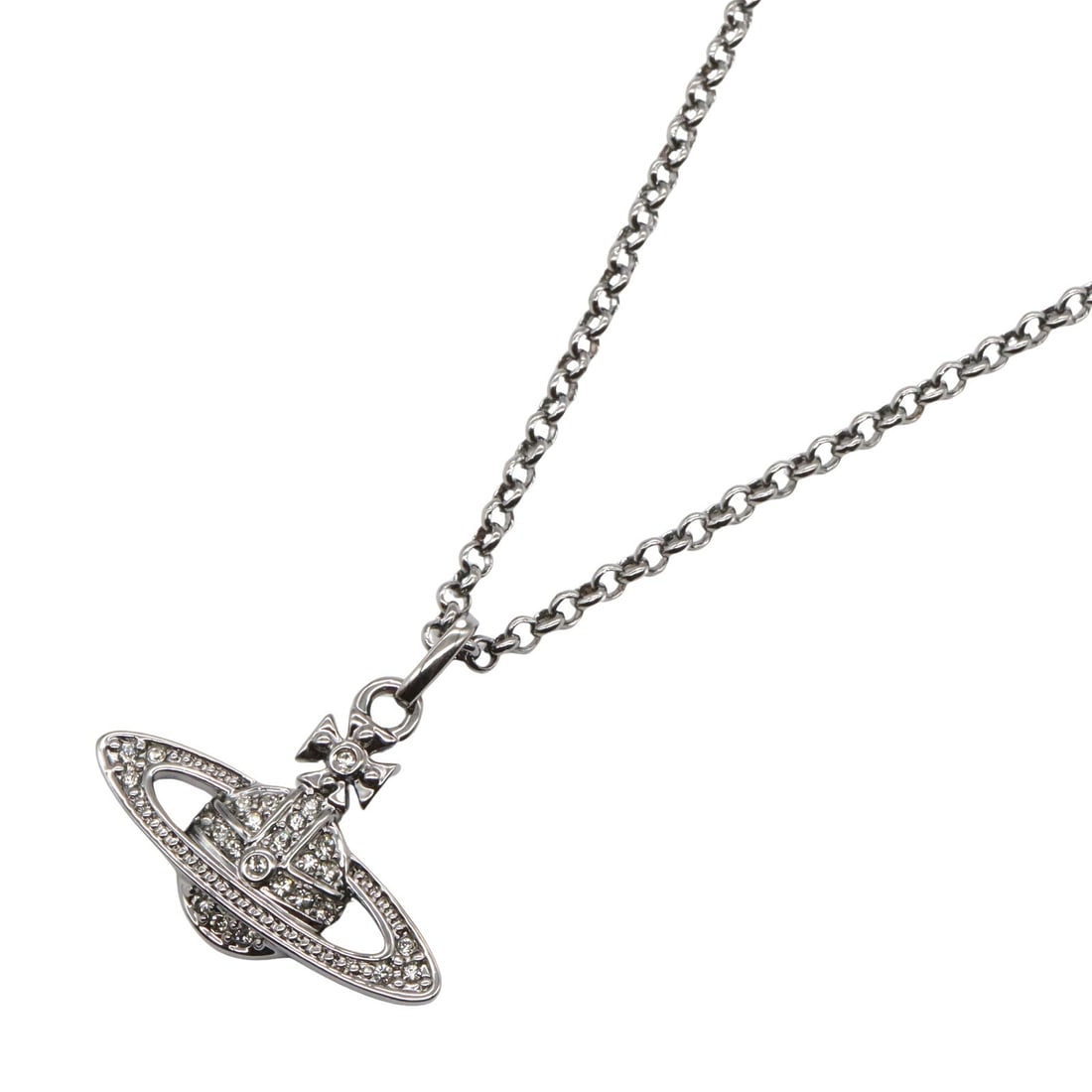 Vivienne Brass Black Necklace: Necklace in brass with black metal tone.