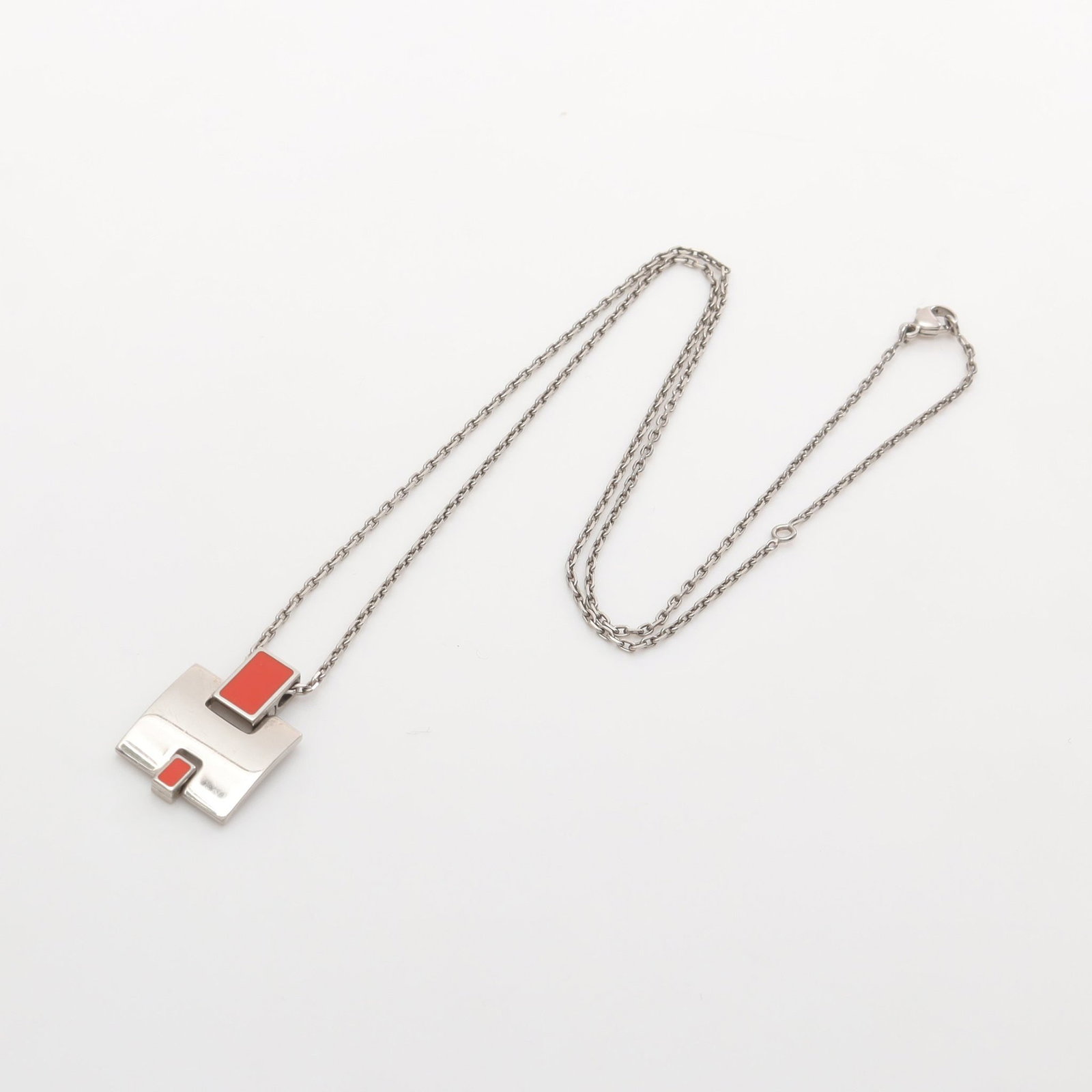 Hermes Eileen Necklace Silver - 3
