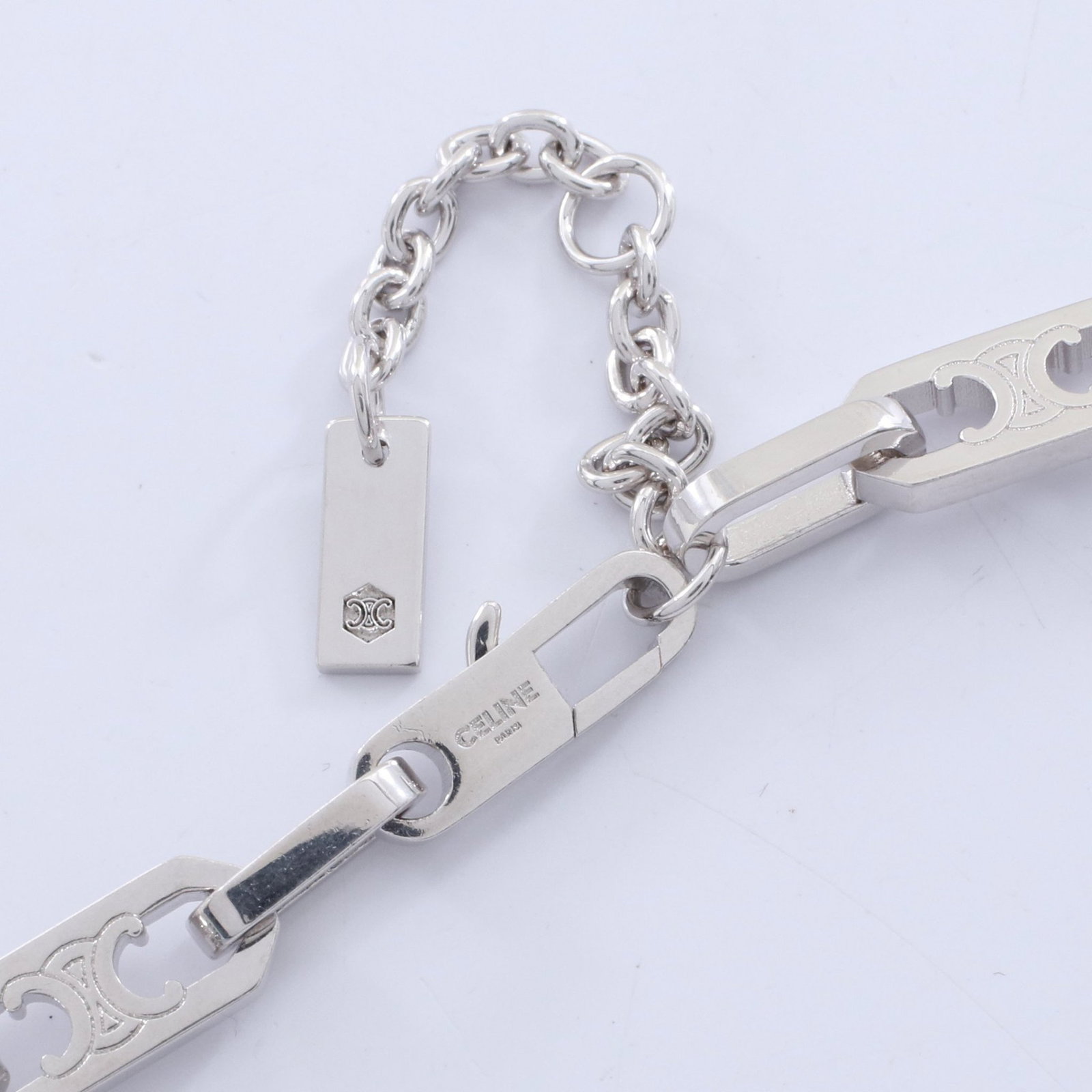 Celine Triomphe Octagon Necklace - 3