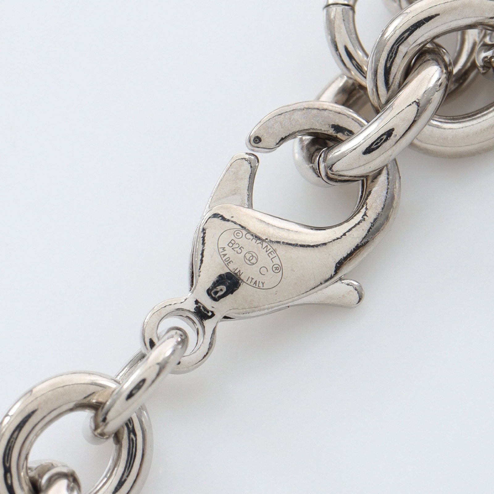 Chanel Coco Mark Rhinestone Silver - 5