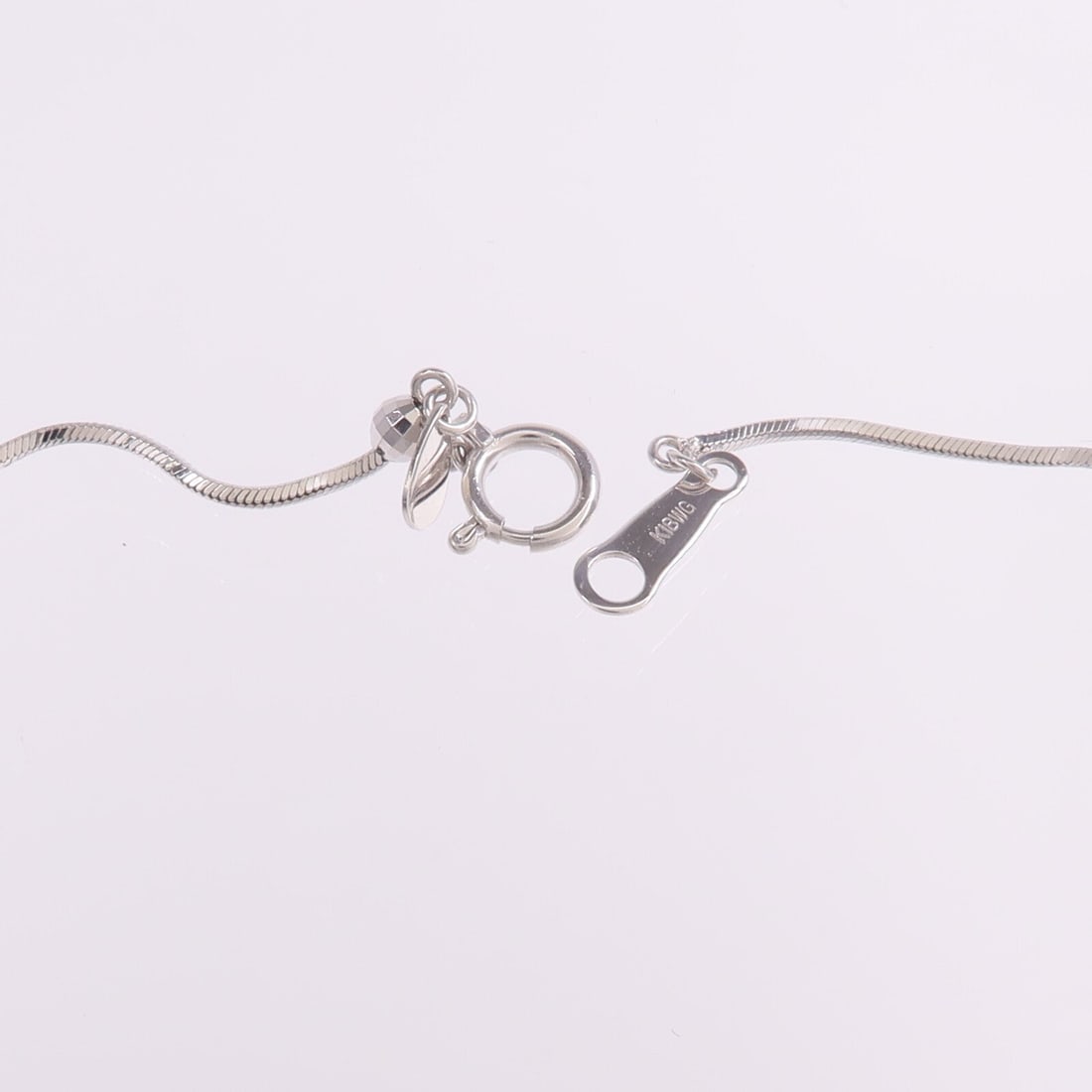 Ruby Diamond Necklace 18K White Gold - 6