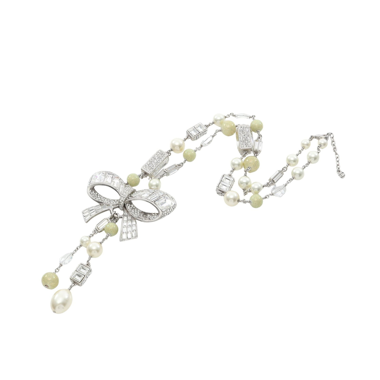 Chanel Ribbon Coco Mark Necklace - 3