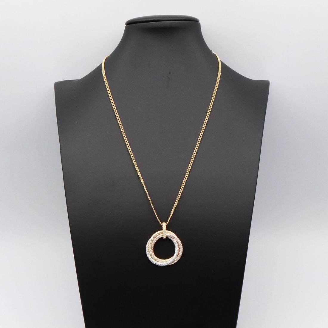 Cartier Trinity Large Pave Necklace - 6