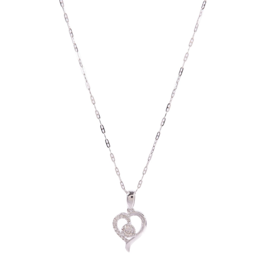 Diamond 18K White Gold Necklace: Jewelry diamond necklace in 18K white gold. Listed price 140,160.00. Real and authenticated.