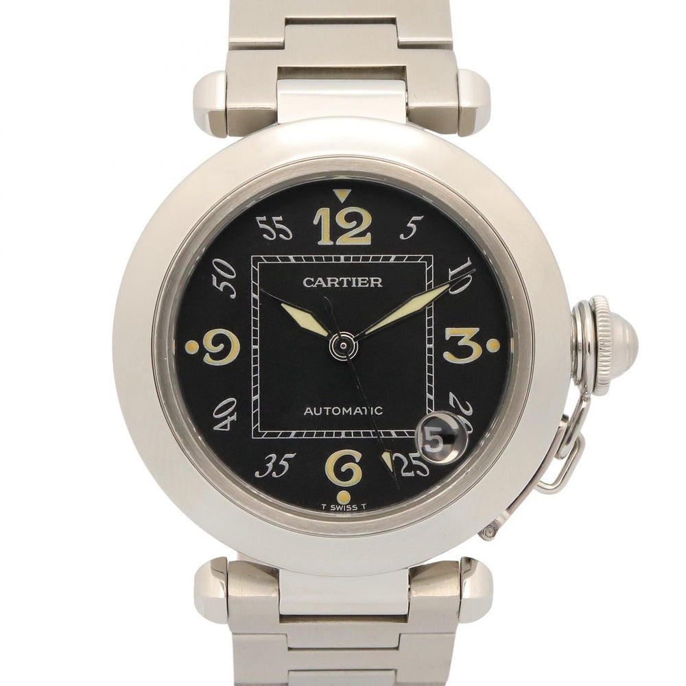 Omega De Ville Prestige Quartz Watch: White quartz watch in stainless steel with mother-of-pearl. 27mm case, max wrist 16.5cm.