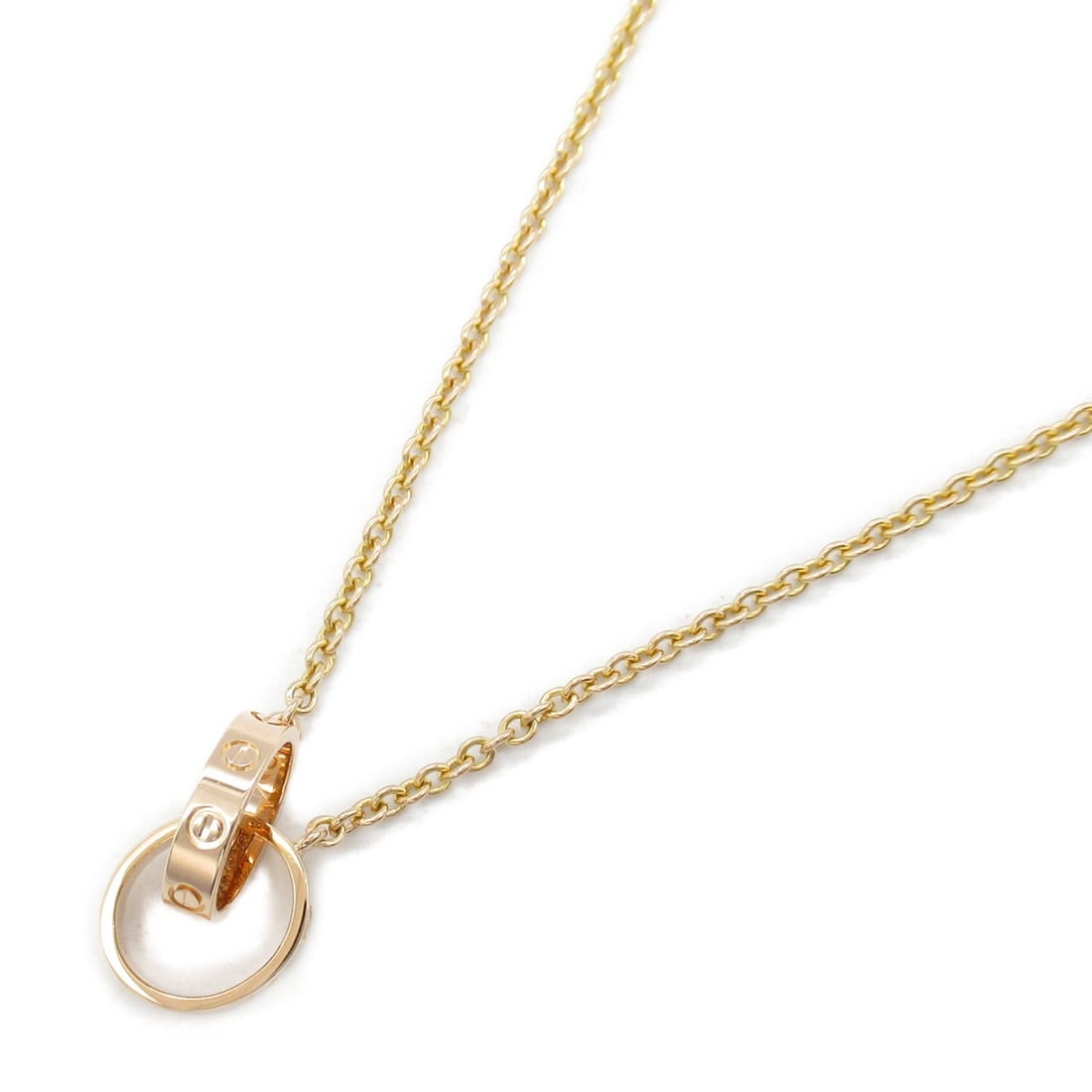 Cartier Baby Love Necklace Gold: Baby Love necklace in K18 pink gold.