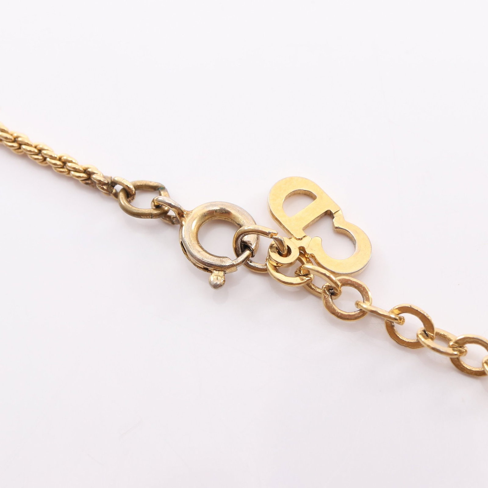Dior CD GP Gold Necklace - 4
