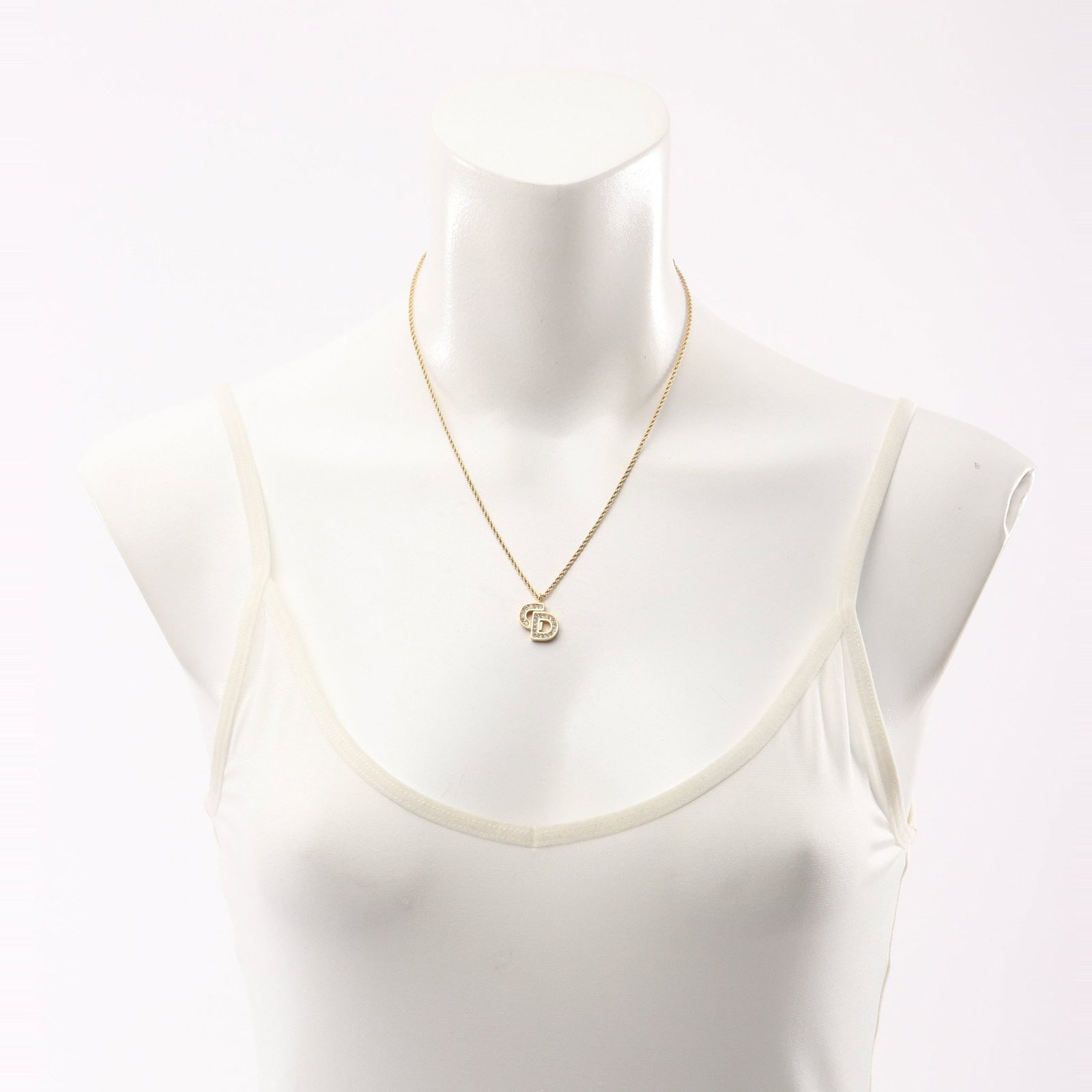 Dior CD GP Gold Necklace - 6