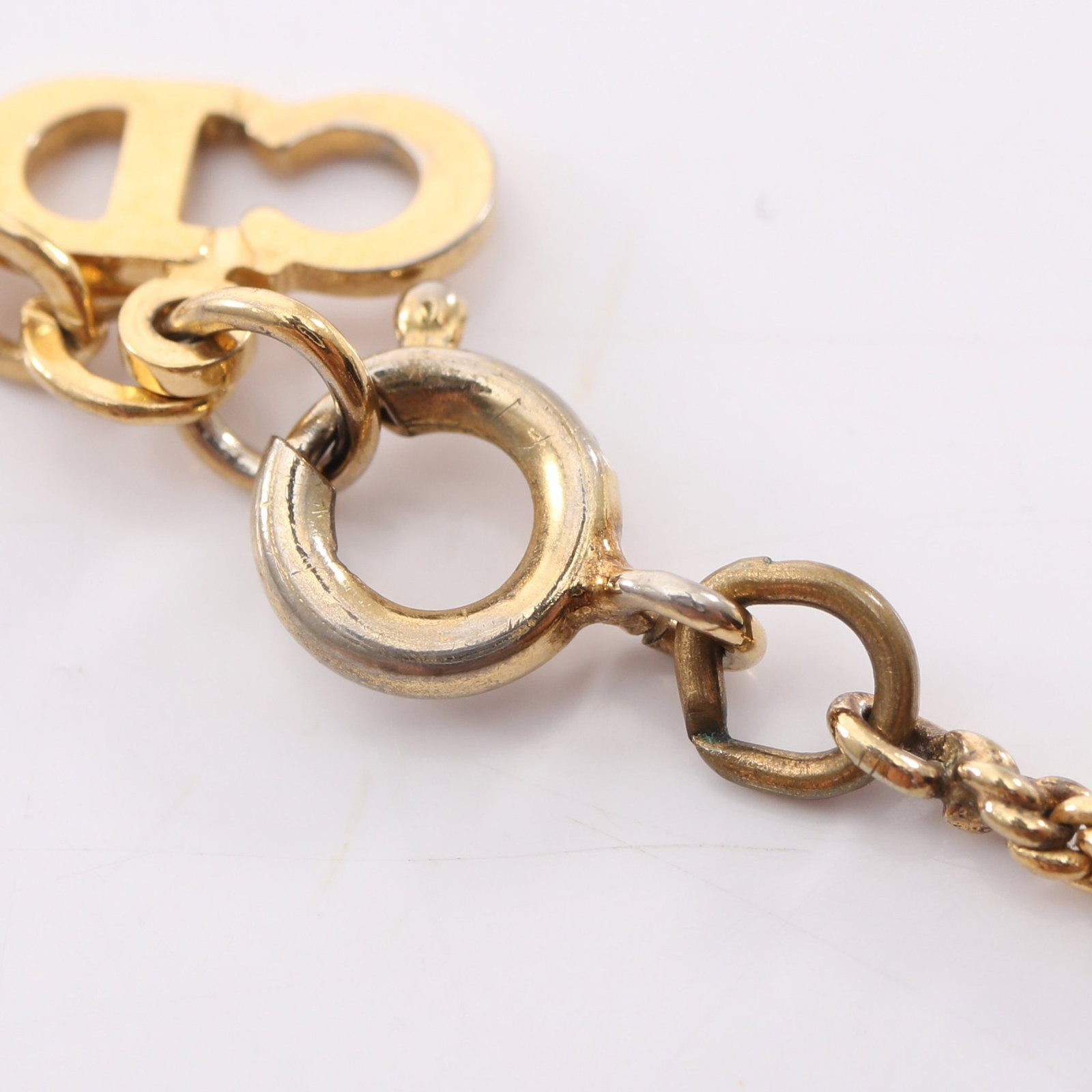 Dior CD GP Gold Necklace - 7