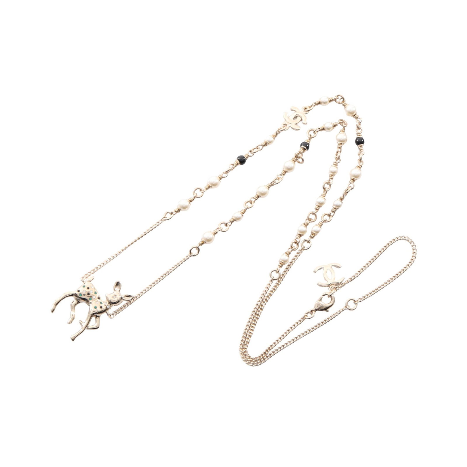 Chanel Coco Mark Bambi Necklace - 3