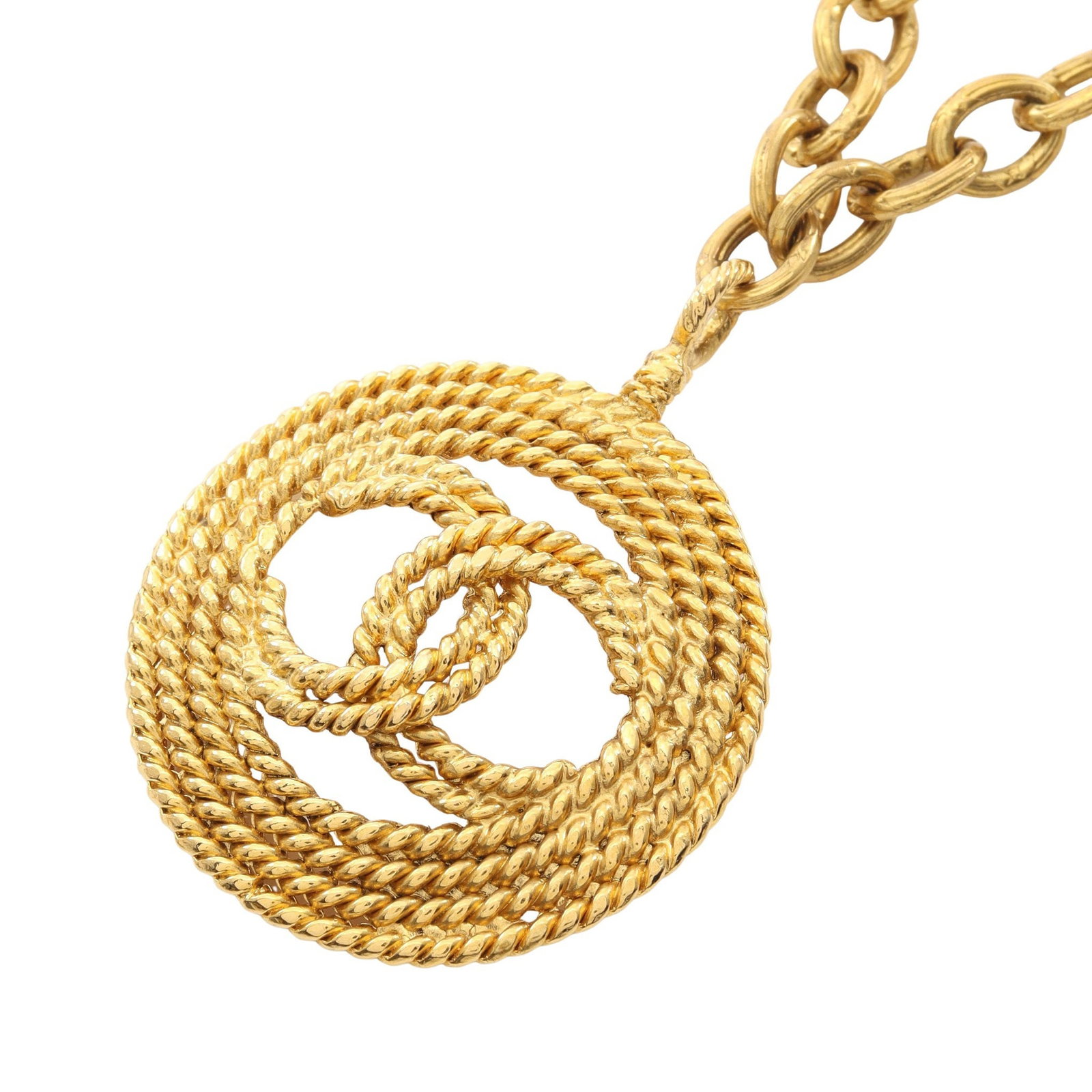 Chanel Coco Mark GP Necklace 28: Chanel Coco mark necklace in GP, gold, 28. Listed price 109,091.00. Real and authenticated.