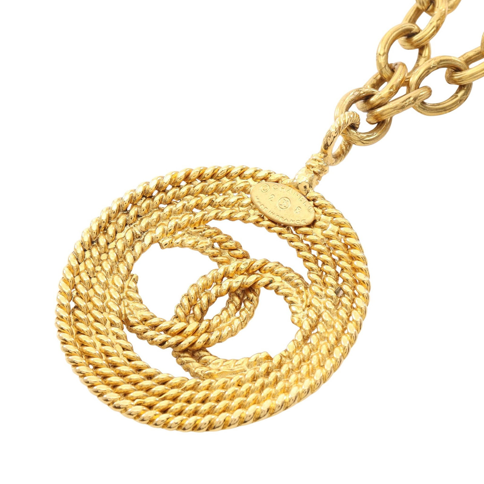 Chanel Coco Mark GP Necklace 28 - 2
