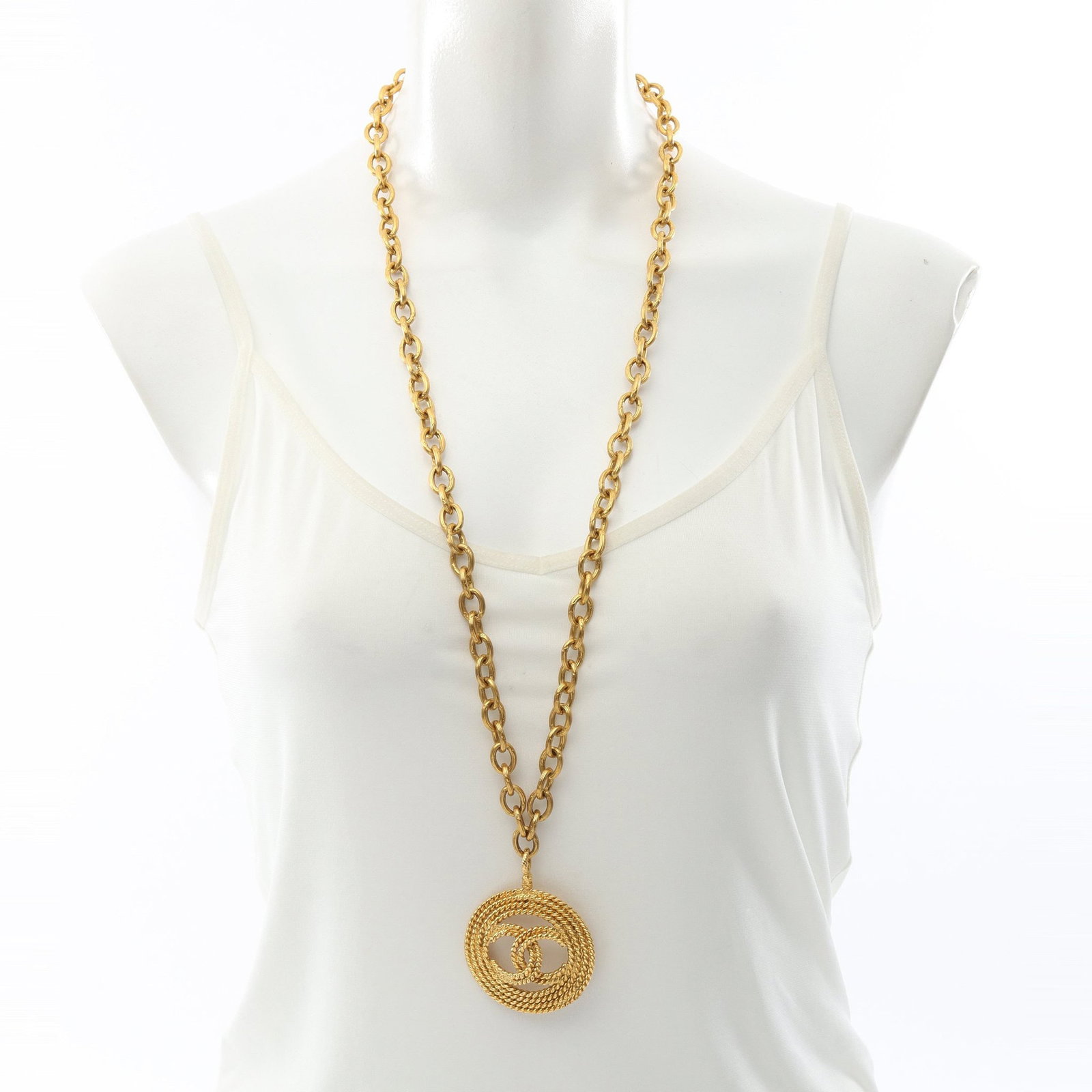 Chanel Coco Mark GP Necklace 28 - 6