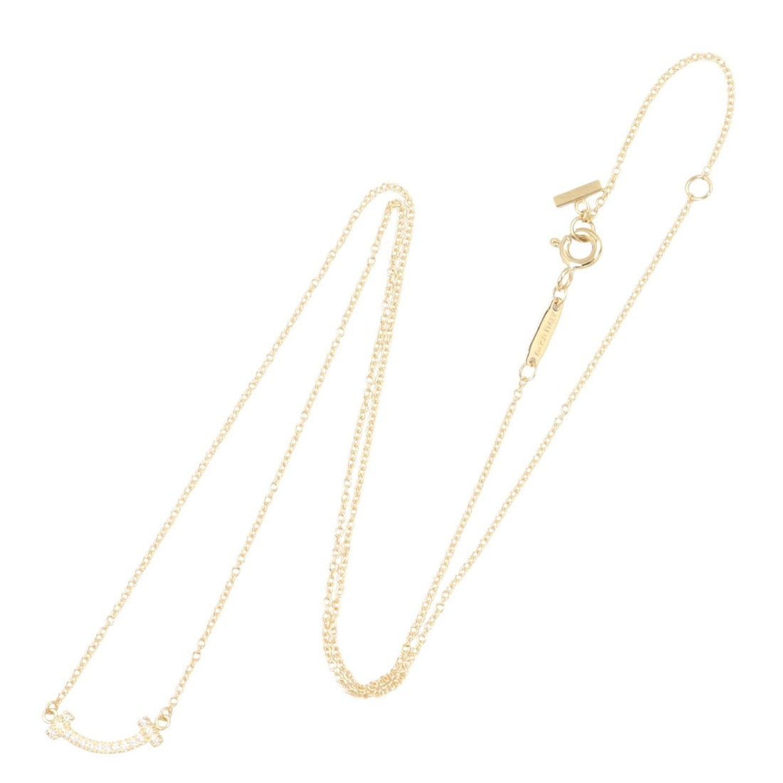 Tiffany T Smile Mini Diamond Necklace - 2