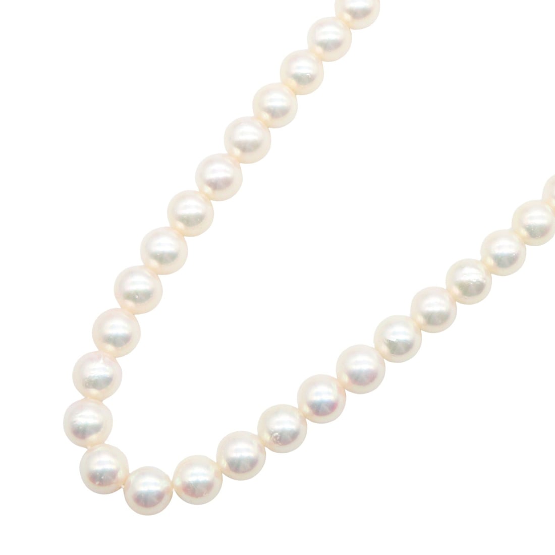 Tasaki Akoya Pearl Necklace: TASAKI Akoya pearl necklace in SV925 with pearl, silver/white. Listed price 95,455.00. Real and authenticated.