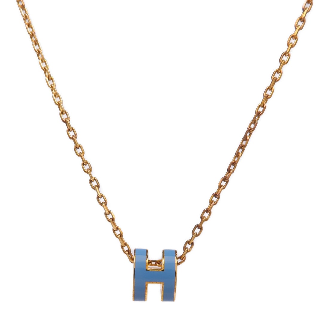 Hermes Mini Pop H Gold Blue - 2