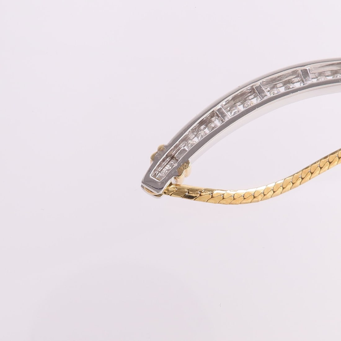Diamond Necklace Mixed Gold - 6