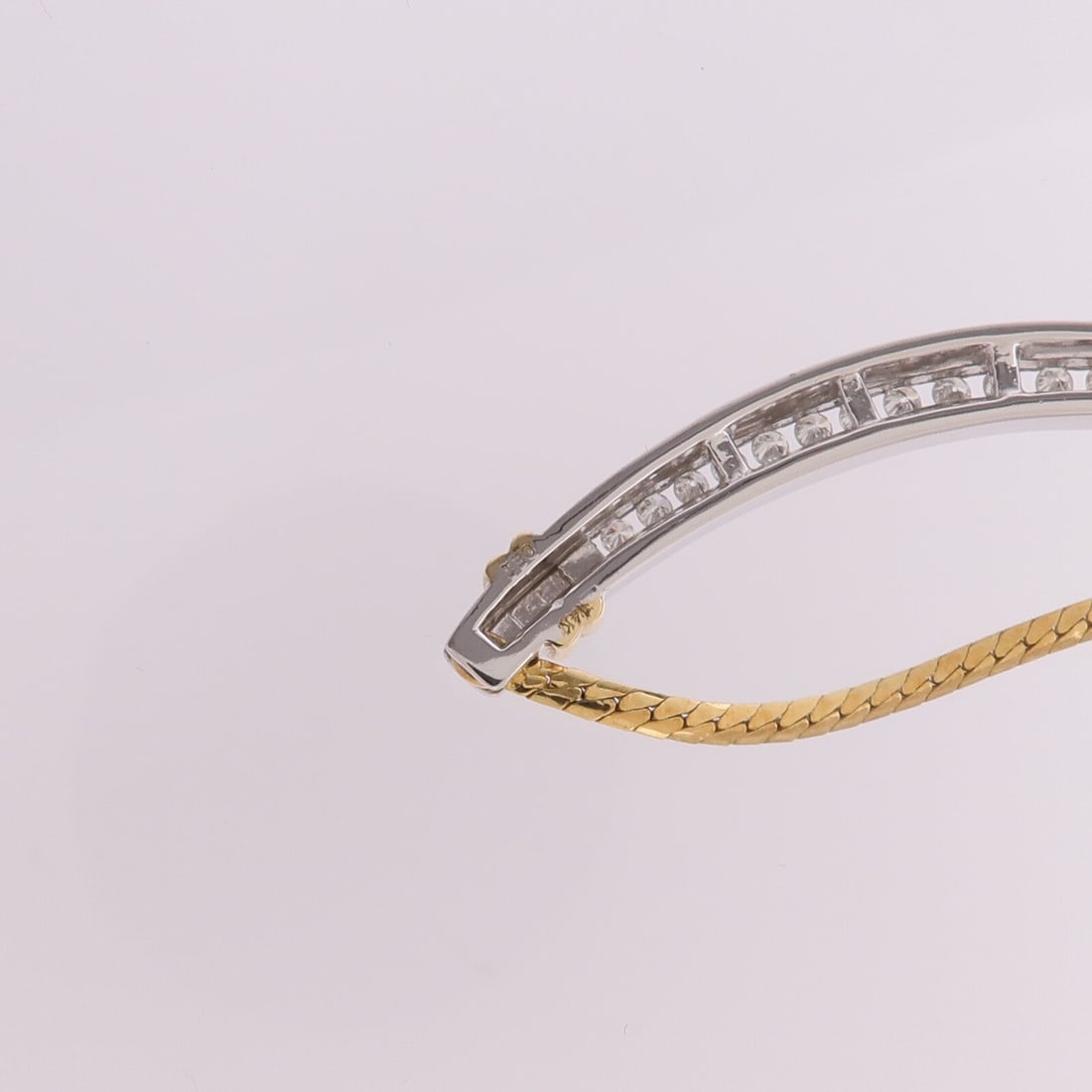 Diamond Necklace Mixed Gold - 7