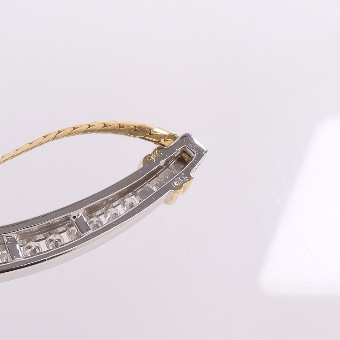 Diamond Necklace Mixed Gold - 8