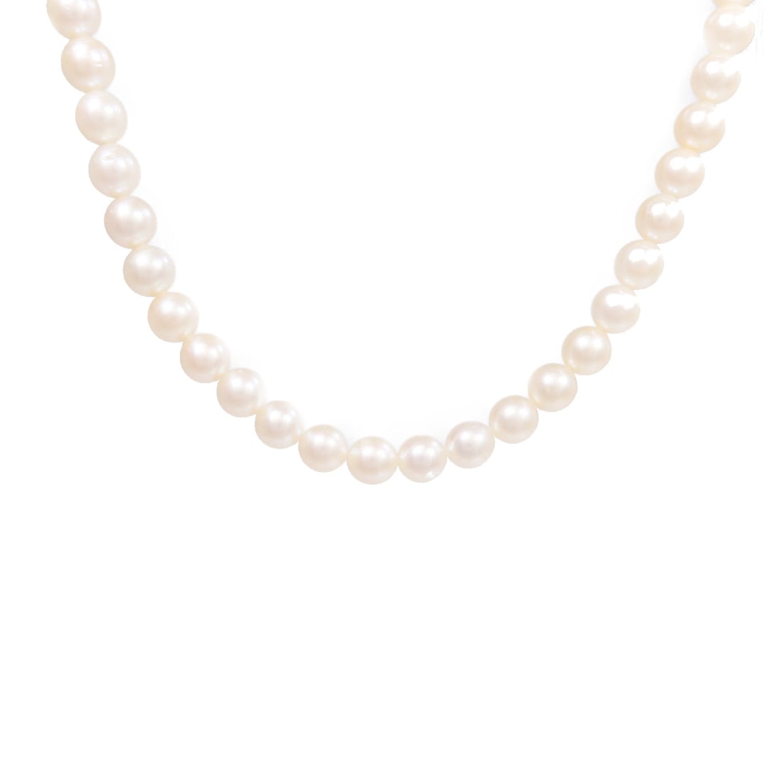 Necklace Silver Pearl: Necklace in silver with pearl.