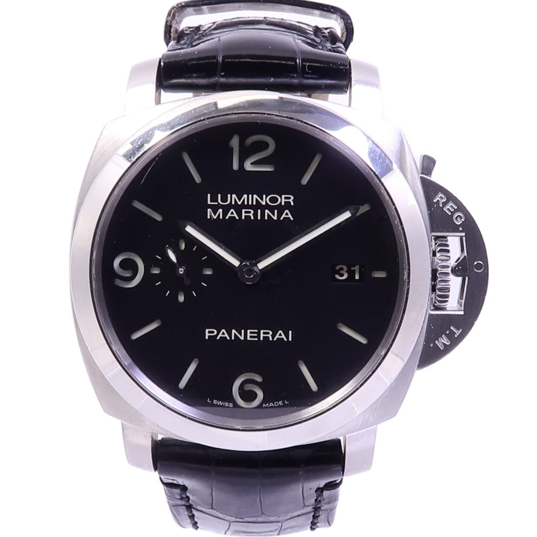 Hermes Arceau AR8.61aq Auto Silver: Automatic Arceau AR8.61aq in stainless steel with leather belt and opaline silvered dial. Case 40mm, wrist 14-18cm, band 15-20mm. Includes storage box, guarantee and case.