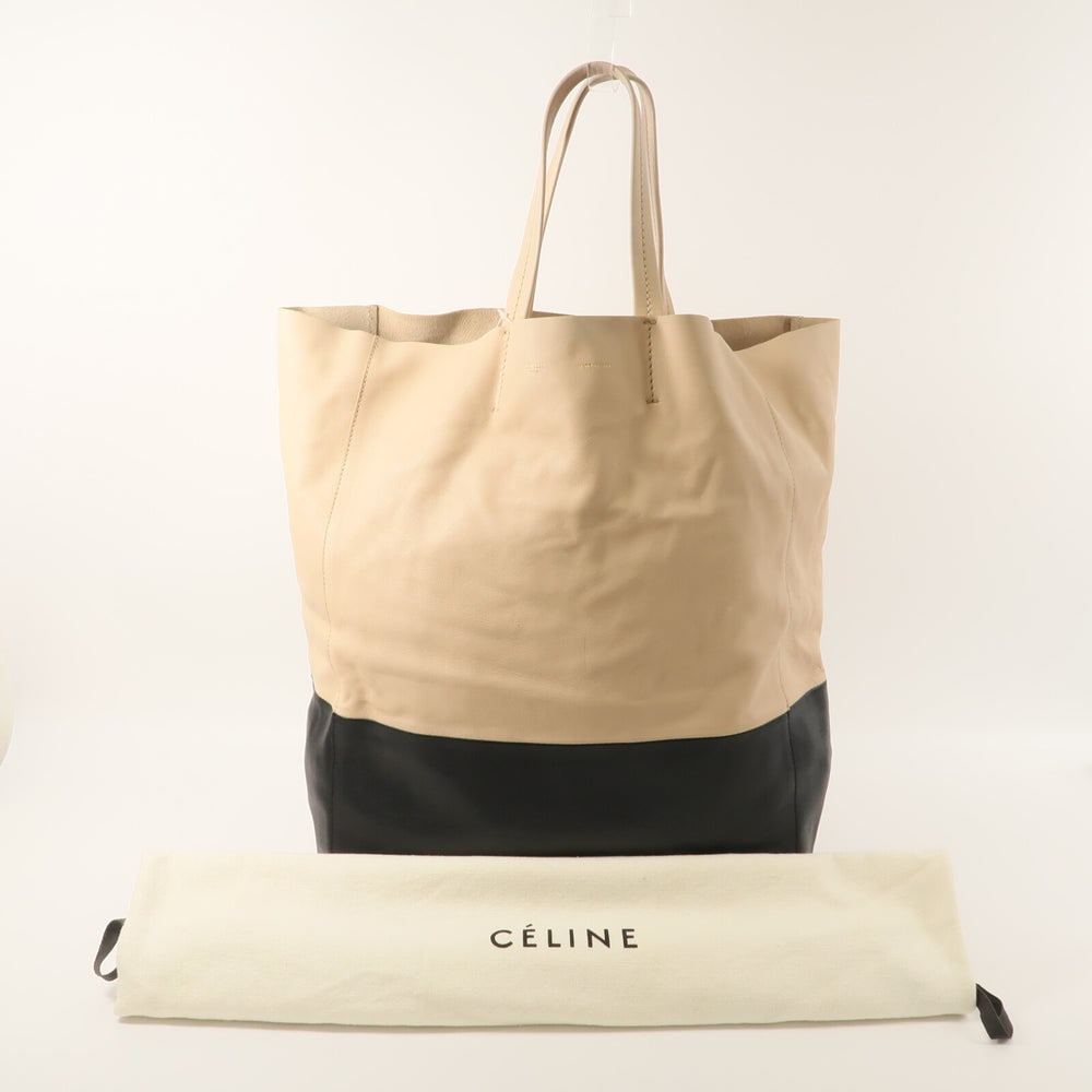 Celine Cabas Small Beige Black - 10