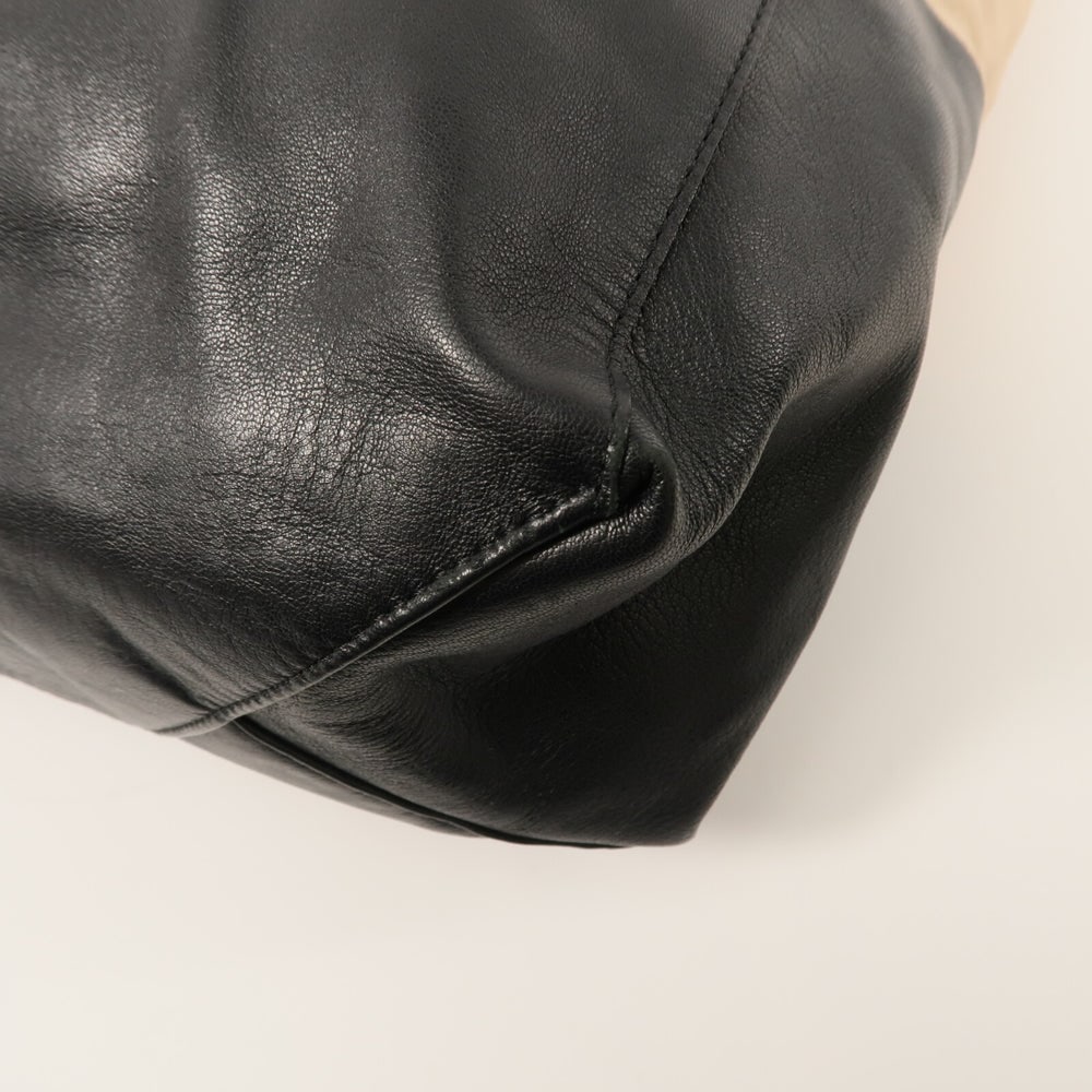 Celine Cabas Small Beige Black - 12