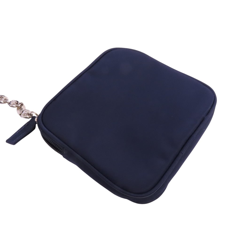 Versace Nylon Tote Shoulder Navy - 9