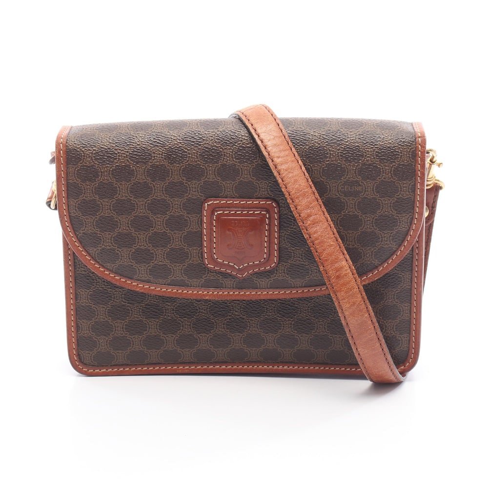 Celine Macadam Shoulder Bag Brown (1 of 12)