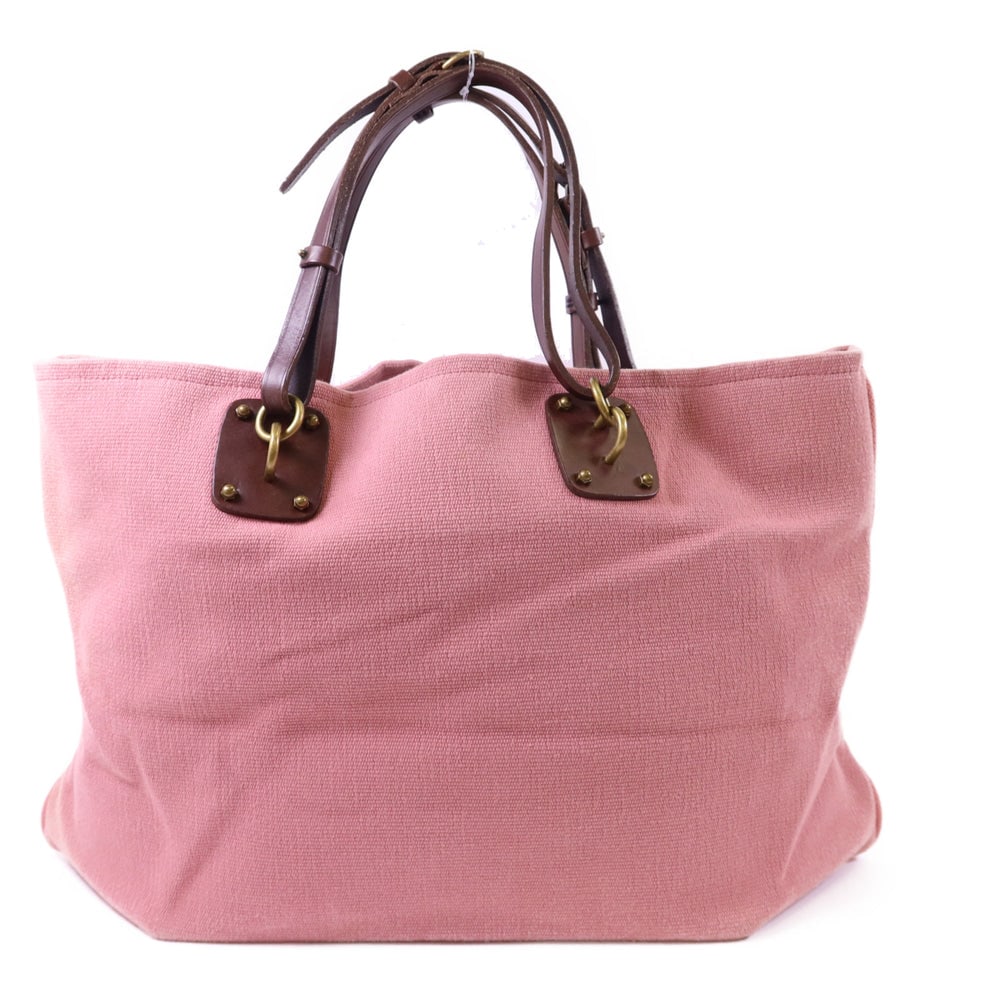Bottega Canvas Tote Pink: Bottega Veneta Tote Bag. Color: Pink. Material: Canvas. Size: 29.5-50 X 30 X 20 Cm. Shoulder: 41-47 Cm.