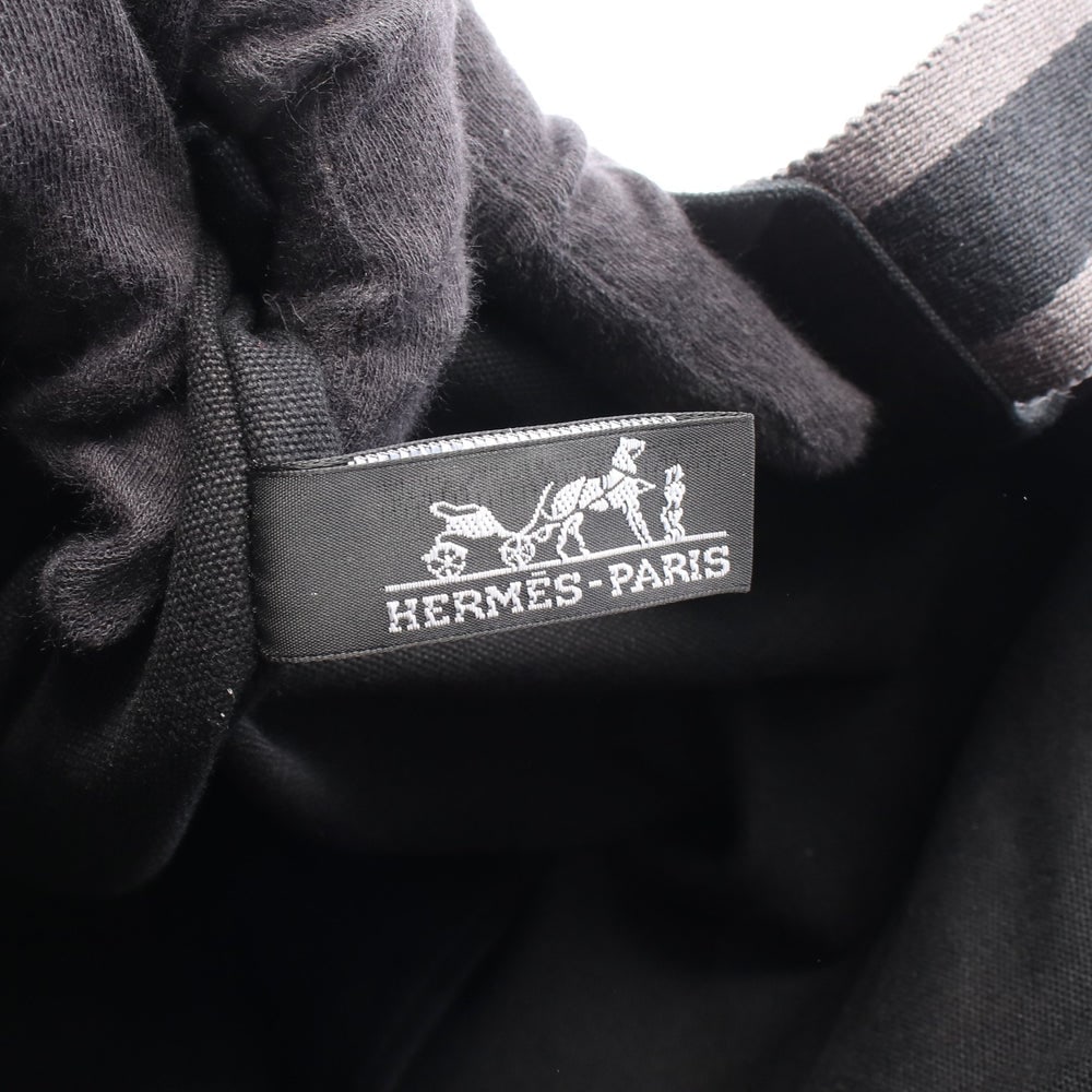 Hermes Fool Toe Kabas Black Gray - 4