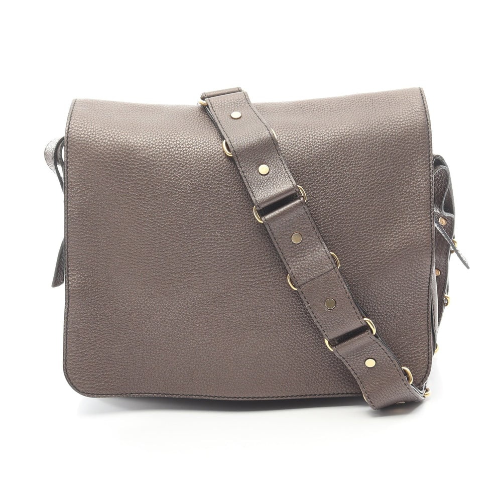 Celine Messenger Dark Brown: Celine Messenger Shoulder Bag. Color: Dark Brown. Material: Leather. Size: 33/31 X 28.5 X 9 Cm. Strap: 125 Cm.