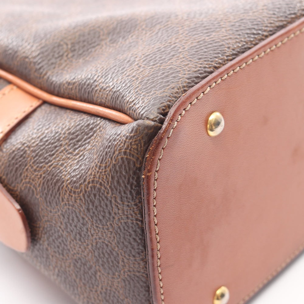 Celine Macadam Handbag Brown - 11