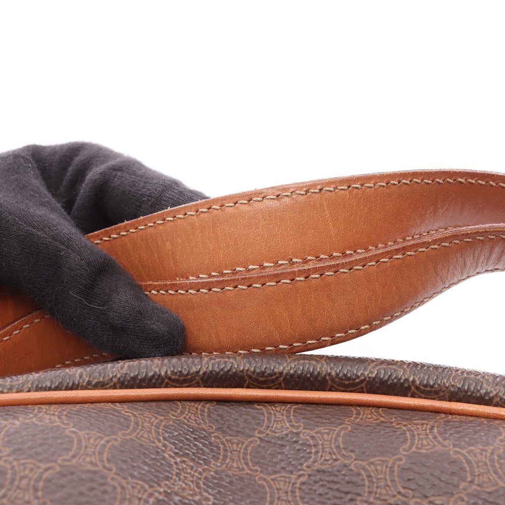 Celine Macadam Handbag Brown - 13