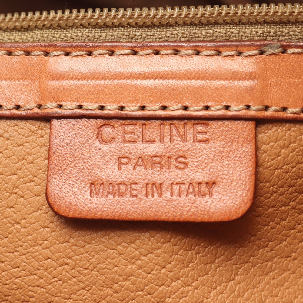 Celine Macadam Handbag Brown - 4