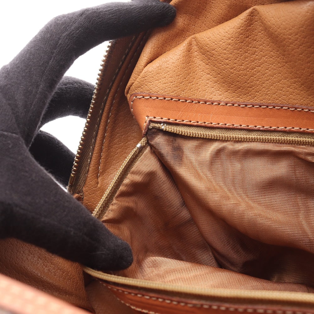 Celine Macadam Handbag Brown - 5