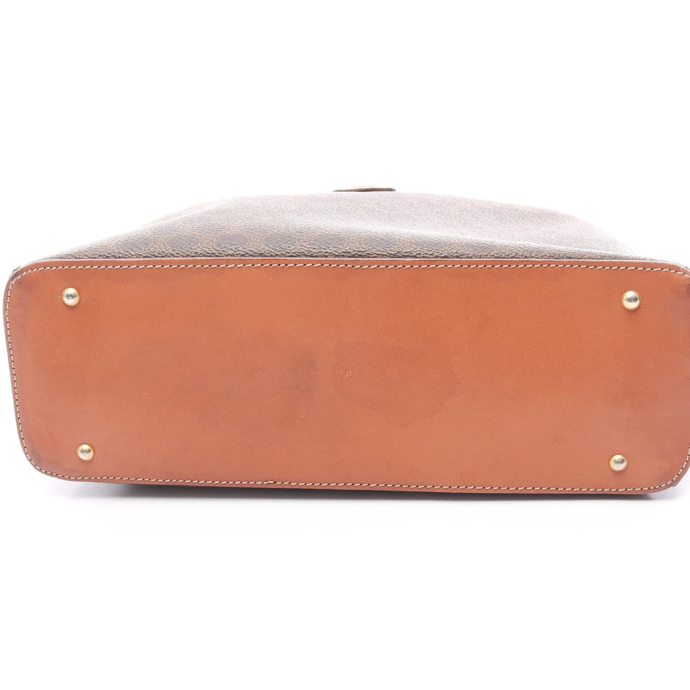 Celine Macadam Handbag Brown - 7