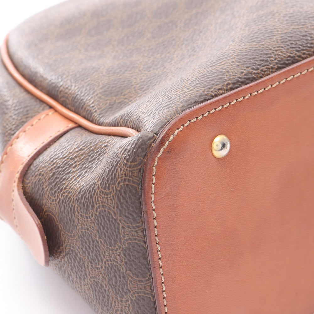 Celine Macadam Handbag Brown - 8
