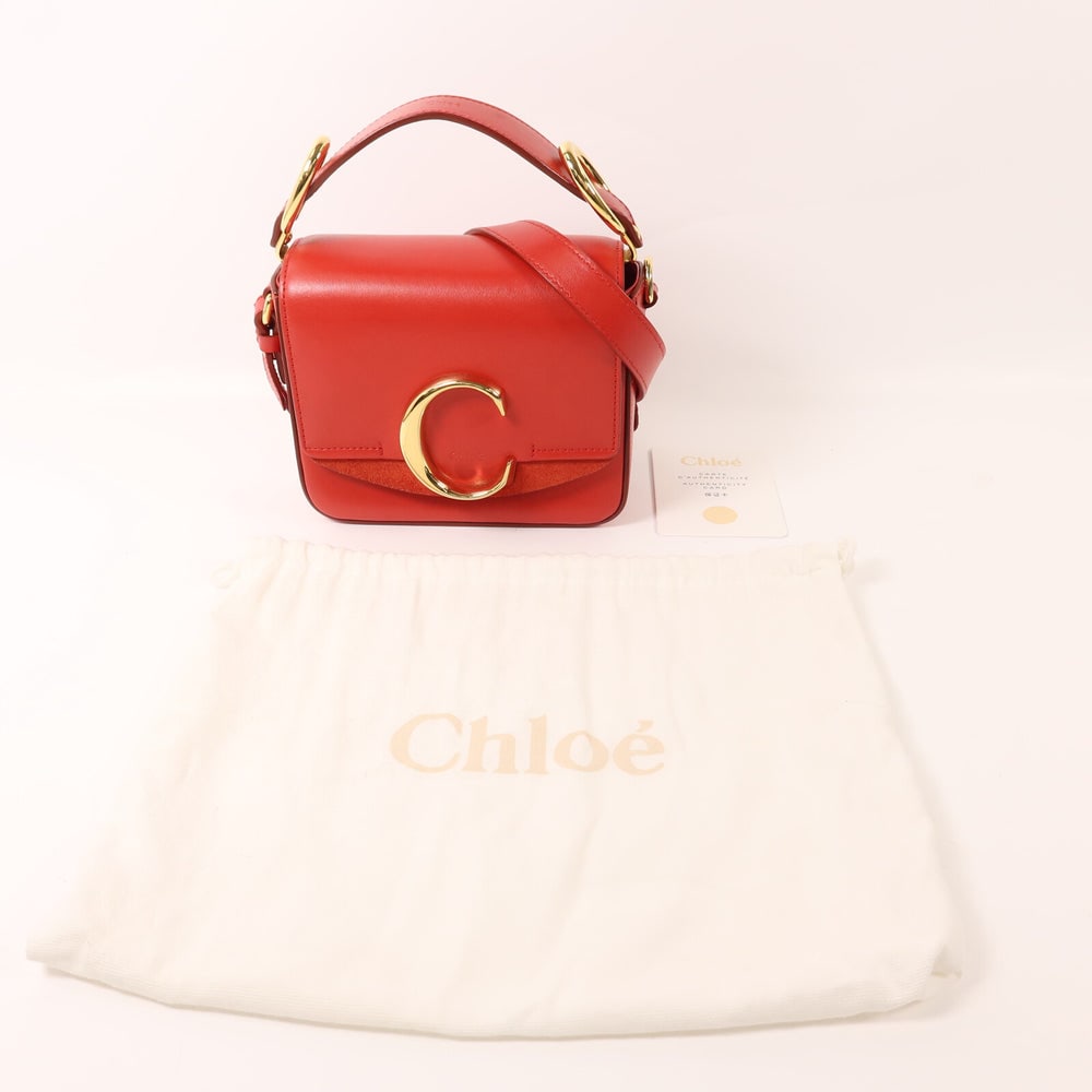 Chloe Mini C 2 Way Shoulder Bag - 10