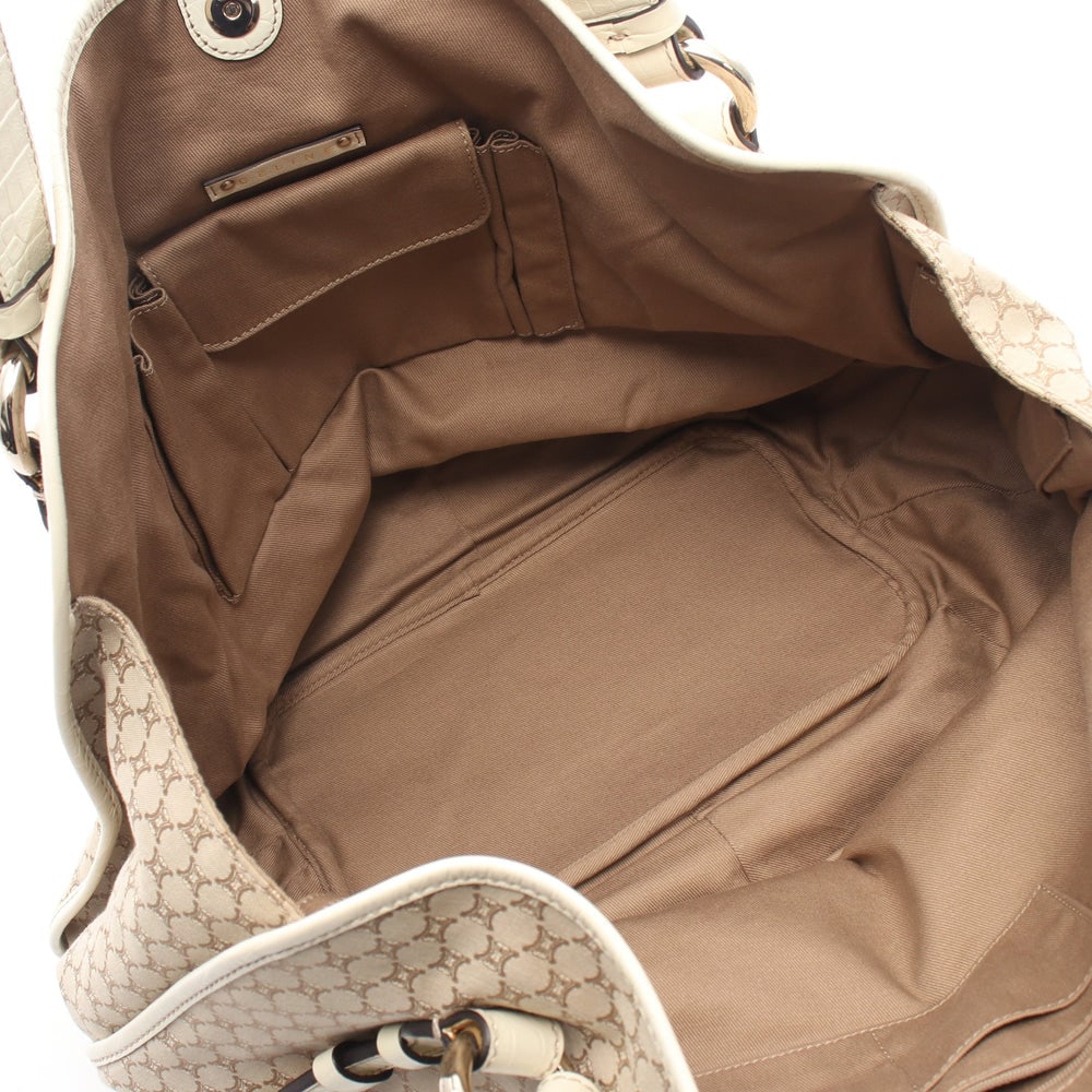 Celine Macadam Croc Embossed Tote - 3
