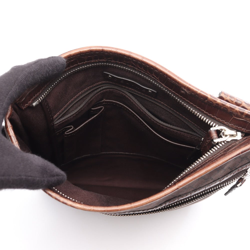 Celine Macadam Shoulder Bag Brown - 3