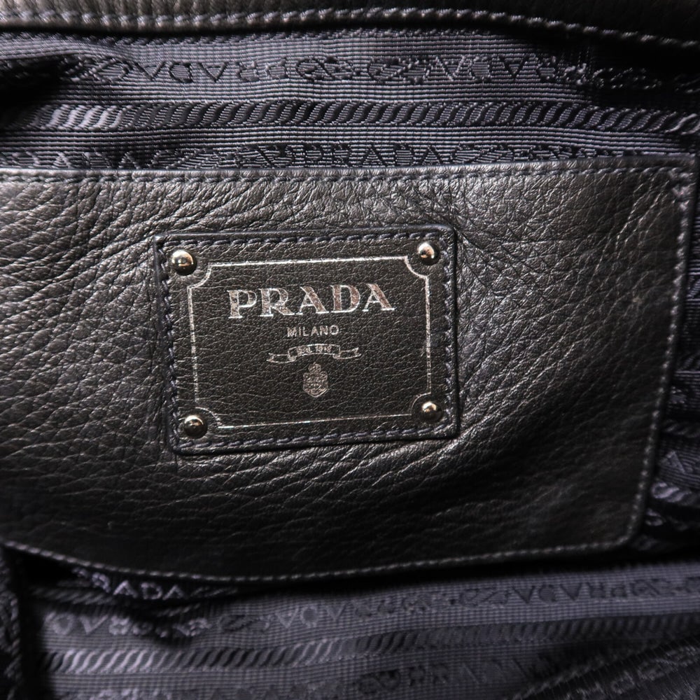 Prada Vitello Phenix Tote Black - 6